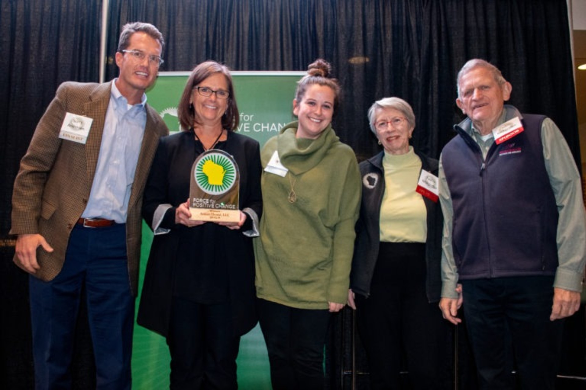 Force for positive change winner